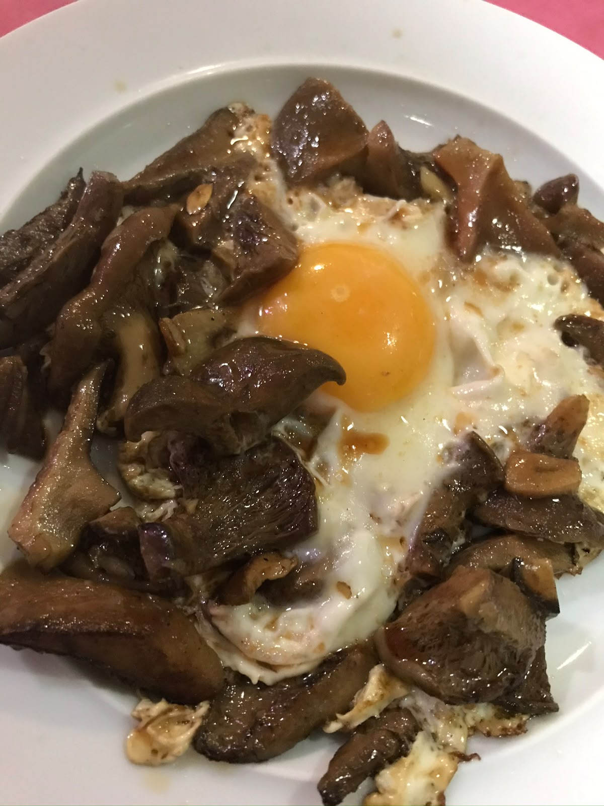 Trencat de patata i bolets de Can Font